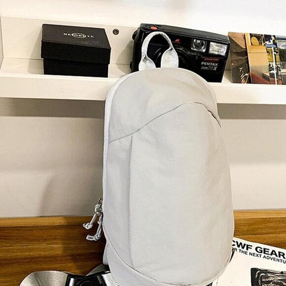 Unisex Nylon Crossbody Bag Compact Travel Sling for Daily Use and Outdoor - Picture 7 of 9